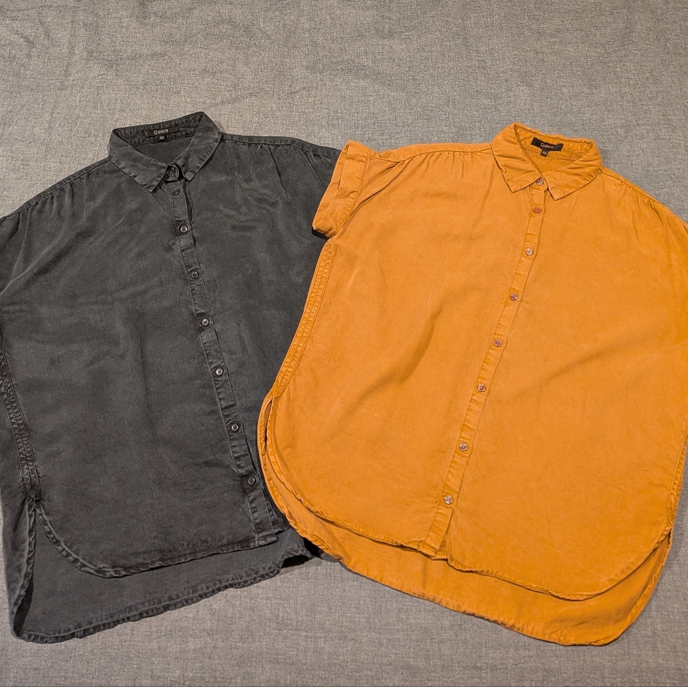 Quince Vintage Wash Tencel Camp Shirts (2)